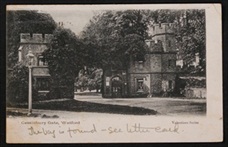 Cassiobury Gate Watford Postcard