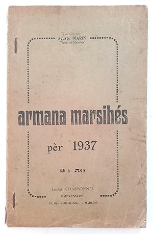 Armana marsihès pèr 1937.