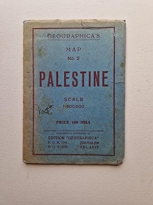 Geographicas Map No. 2. Palestine/ Palestine
