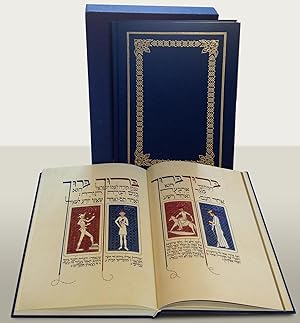 [DELUXE ARTIST'S EDITION] THE MOSS HAGGADAH: A COMPLETE REPRODUCTION OF THE HAGGADAH WRITTEN AND ...