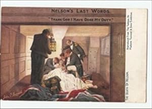Nelsons Last Words Madame Tussauds Postcard