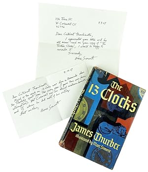 The 13 Clocks [Inscribed & Signed by Simont] [Two Autograph Notes, Signed, Laid in]
