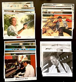 Group of Lobby Cards from four (4) Clint Eastwood films: Sudden lmpact, Honkeytonk Man, The Rooki...