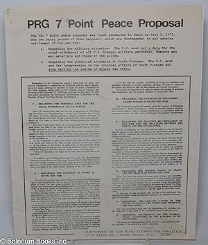 PRG 7 Point Peace Proposal