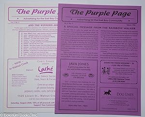 The Purple Page: advertising for the East Bay Community; [two issues]