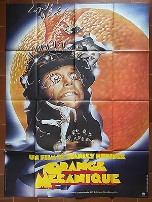 Affiche cinéma ORANGE MECANIQUE A Clockwork Orange STANLEY KUBRICK 120x160cm