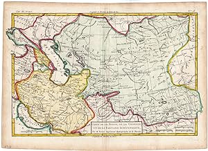 Antique Map-PERSIA-MIDDLE EAST-GEORGIA-CASPIAN SEA-Bonne-1780