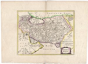 Antique Map-PERSIA-MIDDLE EAST-IRAQ-PERSIAN GULF-CASPIAN SEA-Cluver-Jansson-1661