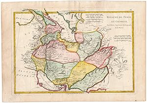 Antique Map-IRAN-PERSIA-MIDDLE EAST-GEORGIA-Bonne-ca 1781