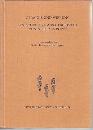 Gedanke und Wirkung - Festschrift zum 90. Nikolaus Poppe