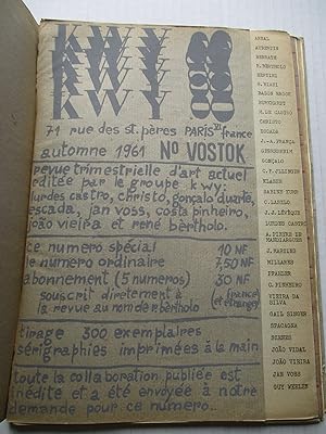 KWY #8 Revue DArt Actuel Automne 1961, No Vostok