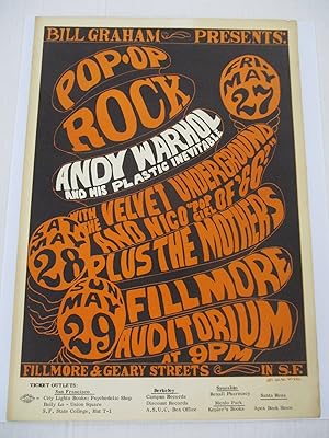 Bill Graham presents Pop Op Rock: Andy Warhol and His Plastic Inevitable, with The Velvet Undergr...