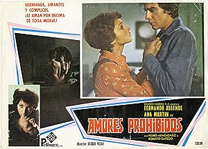 "AMORES PROHIBIDOS" Réalisé par Sergio VEJAR en 1976 avec Fernando ALLENDE, Ana MARTIN / Affiche ...