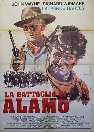 "ALAMO (THE ALAMO)" Réalisé par John WAYNE en 1960 avec John WAYNE, Richard WIDMARK, Laurence HAR...