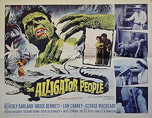 "THE ALLIGATOR PEOPLE" Réalisé par Roy DEL RUTH en 1959 avec Beverly GARLAND, Bruce BENNETT, Lon ...