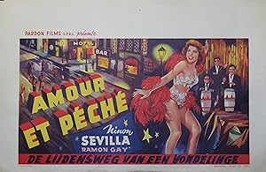 "AMOUR ET PÉCHÉ (AMOR Y PECADO)" Réalisé par Alfredo B. CREVENNA en 1956 avec Ninon SEVILLA et l'...
