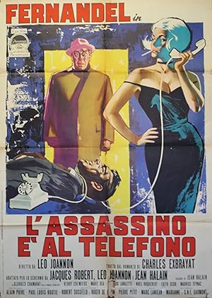 "L'ASSASSIN EST DANS L'ANNUAIRE" Réalisé par Leo JOANNON en 1962 avec FERNANDEL, Marie DEA, Georg...