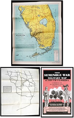 Military Map of the Peninsula of Florida South of Tampa Bay Compiled From The Latest and Most Rel...