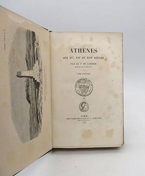 Athènes aux XVe, XVIe et XVII siècles