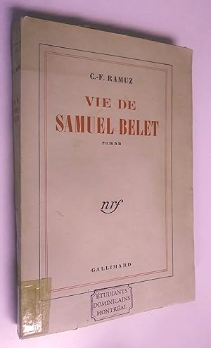 Vie de Samuel Belet. Roman