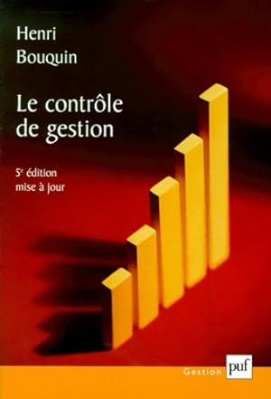 Le contr le de gestion : Contr le de gestion contr le d'entreprise 5e  dition - Henri Bouquin