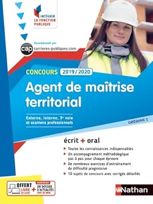 Concours Agent de ma trise territorial - Cat gorie C - Int grer la fonction publique - 2019/2020 ...
