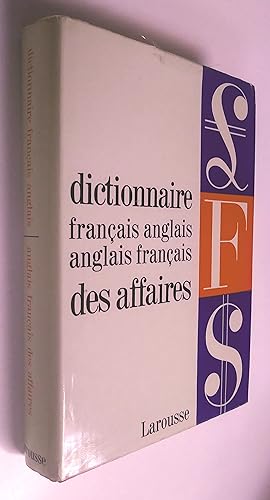 Dictionnaire français-anglais des affaires