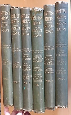 British birds with their Nests and Eggs illustrated by F. W. Frohawk in 6 volumes