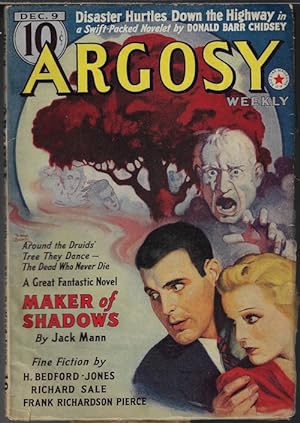 ARGOSY Weekly: December, Dec. 9, 1939 ("Maker of Shadows"; "The Stars Spell Death")