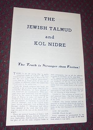 The Jewish Talmud and Kol Nidre