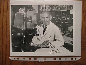 Jonas Salk (Famous Virologist and Discoverer of One of the First Polio Vaccines) B&W Photograph S...