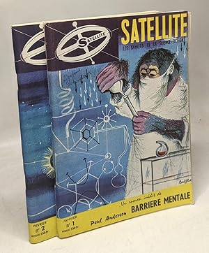 Satellite - les cahiers de la Science Fiction N°1 Janvier 1958 + N°2 Février 1958