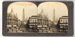 Stereo-Fotografie Keystone View Co., Meadville, Ansicht Antwerp, the Metropolis and Seaport, Shops