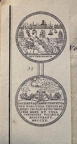 Numismatic print 1821 | Vroedschaps-Penning (Council medal) van Rotterdam: stad Rotterdam met Maa...