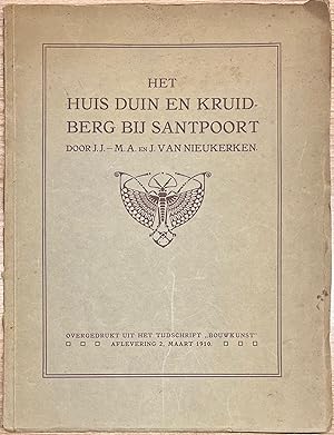Rare book, Architecture, 1910, Santpoort | Het Huis Duin en Kruidberg bij Santpoort door J.J.-M.A...