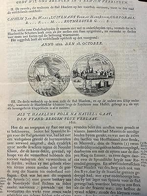 Numismatic print 1731 | Penning van Haarlem en Hasselt en Haarlem met schip, 1 p.