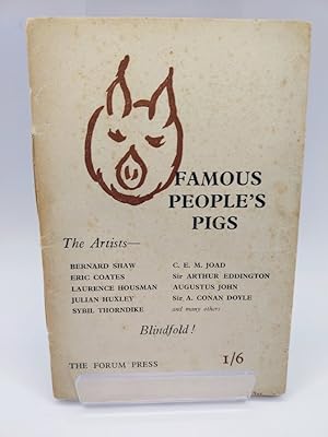 Famous People's Pigs: Blindfold Drawings