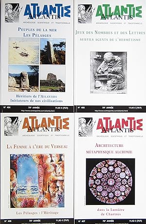 Revue ATLANTIS N° 404 à 407 Année 2001 complète