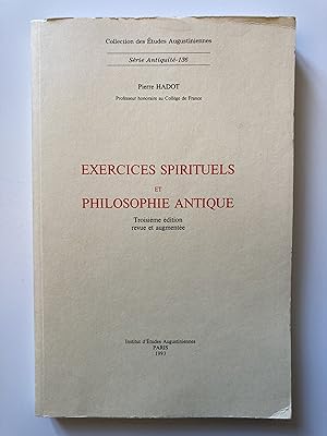 Exercices spirituels et philosophie antique.