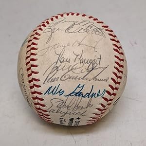 1984 New York Mets Signed Baseball, from the Gary Carter Collection