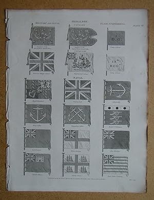 Heraldry: Military and Naval. Engraving.