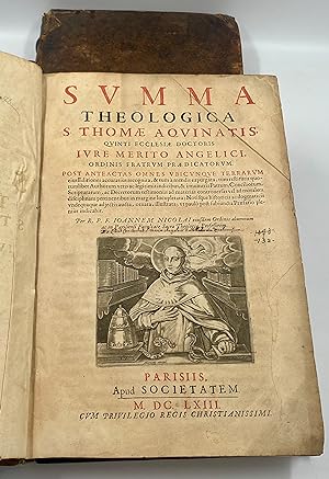 Summa Theologica S. Thomae Aquinatis, quinti ecclesiae Doctoris ivre merito Angelici, ordonis fra...