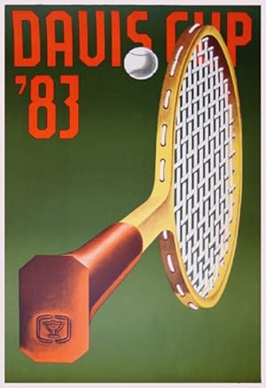 Original Vintage Poster - Davis Cup