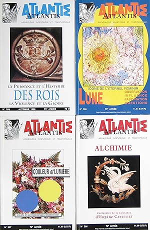 Revue ATLANTIS N° 395 à 398 73ème année complète (1998-1999)