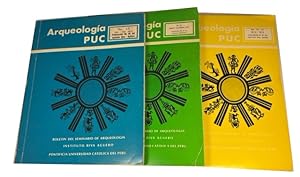Arqueologia PUC. Three issues: No. 13 (1972); No. 14 (1973); and No. 15-16 (1974-1975)