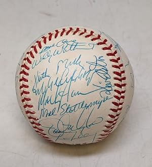1990 New York Mets Signed Baseball, from the Gary Carter collection