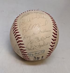 1976 New York Mets Signed Baseball, from the Gary Carter Collection