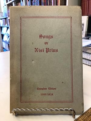Songs of Nisi Prius. Complete Edition 1900 - 1928