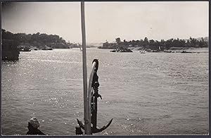 Egypt 1956, Aswan, Sailing on the Nile, Vintage photography