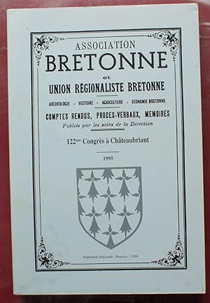 Bulletin et mémoire de l'Association Bretonne et Union Régionaliste Bretonne - congrès de Château...
